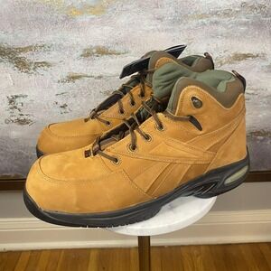 Reebok 517 Boots Mens Size 14W Brown Nubuck Work Chukka Composite Toe Safety